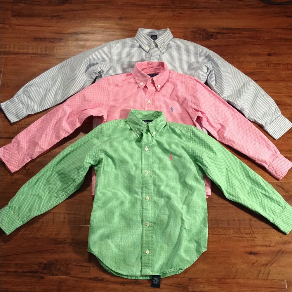 BUNDLE!  3 Ralph Lauren Long Sleeve Button Ups